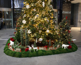 新宿 マインズタワー エントランス クリスマス 装飾