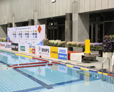 アジア 水泳 選手権 水球大会 会場内 装飾