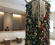 17 ホテル サンルートソプラ 神戸 クリスマス装飾