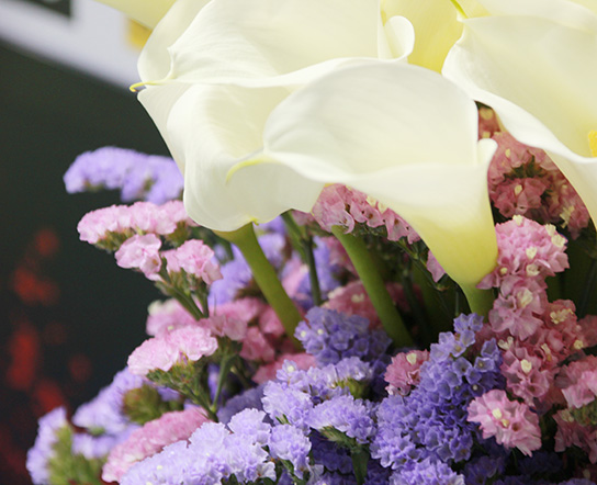 18 東京辰巳国際水泳場 水泳競技大会 競泳 生花装飾 表彰用花束