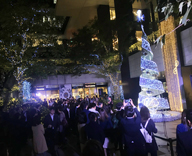 5周年 京橋 東京スクエアガーデン イルミネーション装飾 施工
