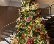 23 滋賀県草津市 ロビー クリスマスツリー ホテル クリスマスデコレーション SEASONS 事例