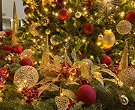23 八重洲 エントランス クリスマスツリー クリスマス装飾 フェイクツリー SEASONS 事例