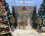 23 大阪市中央区本町 エントランス レストランクリスマス 森のクリスマス フロントクリスマス装飾 SEASONS 事例
