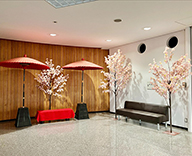 24 有明 客船ターミナル シーズン装飾 イベント装飾 造花装飾 SEASONS 事例