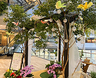 24 大阪市 ツイン21 春装飾 フォトスポット お花見 SEASONS 事例