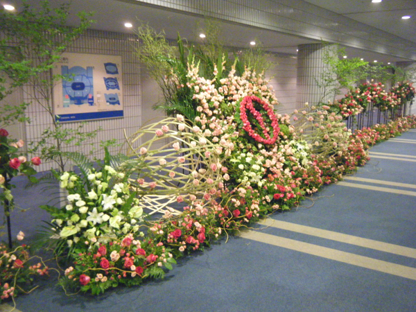 ダイアナ夢ステージ横浜アリーナ 生花装飾