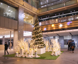 16 新宿マインズタワー クリスマス装飾 ホワイトクリスマス
