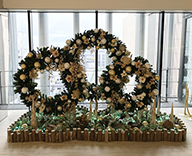 19 大阪 難波 新歌舞伎座 オープン ホテルロイヤルクラッシック クリスマス 装飾
