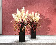 20 板橋区 理研計器株式会社 エントランス 造花装飾 hitotoki