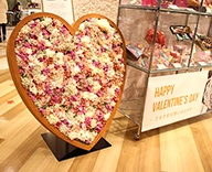 21 丸井 マルイ 店内 バレンタイン ドライフラワー 装飾 SEASONS