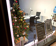 21 中央FM スタジオ クリスマスツリー 設置 SEASONS