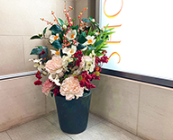 21 大阪市 商業施設に正月 活け込み 装飾 SEASONS