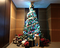 22 大阪 市内 マンション ロビー クリスマス 装飾 物件 内容 オリジナル デザイン 予算 企画 気軽 問い合わせ SEASONS 事例