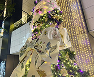 24 京橋 商業施設 イルミネーション アート 点灯式 SEASONS 事例