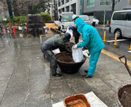 25 東京都 中央区 底面給水 プランター 花壇 futatoki 事例