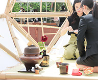 25 文京区 大学構内 和風装飾 生け花 生花装飾 SEASONS 事例