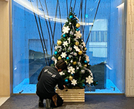 25 東京 渋谷 マンション 和モダン クリスマスツリー SEASONS 事例