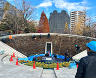 25 東京 横網町公園 花壇 植替え 季節 futatoki 事例