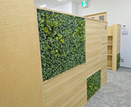 26 愛知 オフィス 造花装飾 インテリア 観葉 SEASONS 事例