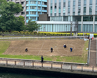 26 東京都 中央区 区政80周年 立体花壇 記念花壇 futatoki 事例