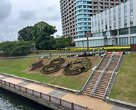 26 東京都 中央区 区政80周年 立体花壇 記念花壇 futatoki 事例