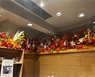 26 銀座 店舗 秋 造花 アレンジメント SEASONS 事例