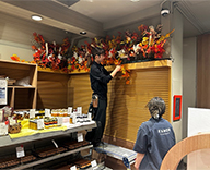 26 銀座 店舗 秋 造花 アレンジメント SEASONS 事例