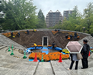 26 東京都 墨田区 横網町公園 慰霊碑花壇 立体花壇 futatoki 事例